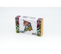 Regenbogen-Einhorn-Holzpuzzle