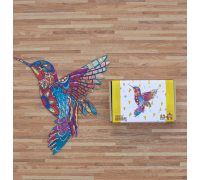 Wooden Puzzle "Fragile Hummingbird"