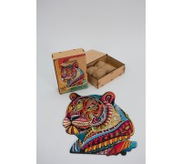 Wooden Puzzle "Mysterious Tiger"