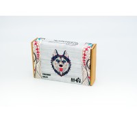 Wooden Puzzle "Snow Husky"