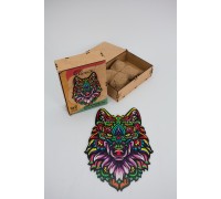 Wooden puzzle "Mysterious Wolf"