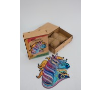 Wooden puzzle "Fairytale Unicorn"