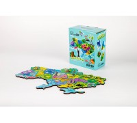 Magnetische Puzzlekarte der Ukraine