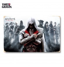 Деревянный Постер "Assasins Creed"