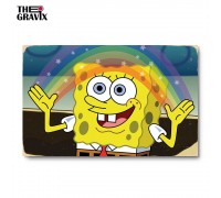 Holzposter "SpongeBob"