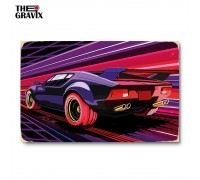 Holzplakat „De Tomaso Pantera“