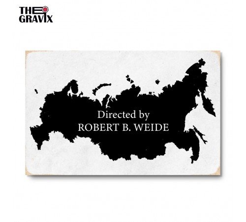 Деревянный постер "Directed by ROBERT B. WEIDE"