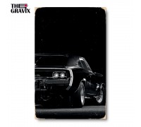 1968 Dodge Charger Wooden Poster