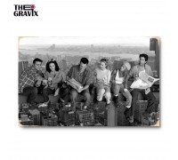 Wooden Poster "Friends"
