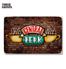 Деревянный Постер "Друзья Central Perk"