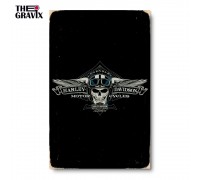 Дерев'яний Постер "Harley Davidson"