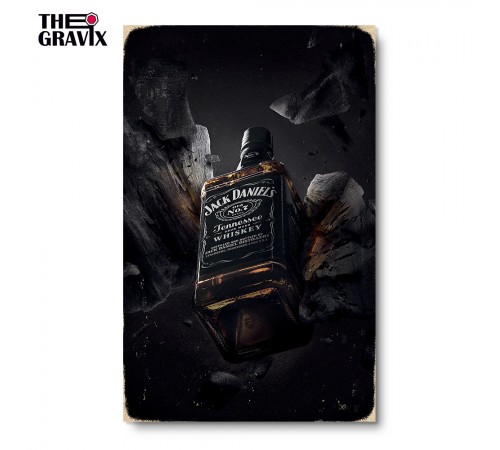 Деревянный Постер Jack Daniels-2