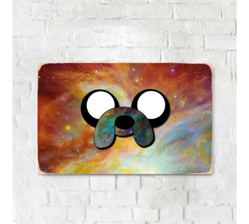 Дерев'яний Постер "Jake The Dog Space" Дерев'яний Постер "Jake The Dog Space"