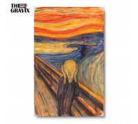 Wooden Poster "The Scream"