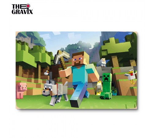 Дерев'яний Постер "Minecraft" Дерев'яний Постер "Minecraft"