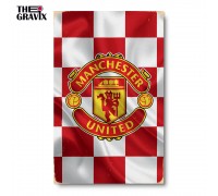Wooden Manchester United FC Poster