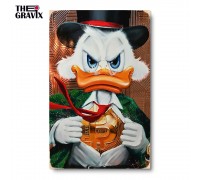 Дерев'яний Постер "Scrooge McDuck і Bitcoin"