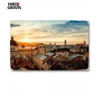 Wooden Poster "Lviv Landscape"