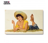 Drewniany plakat „Pin Up Girl #2”
