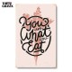 Деревянный Постер "You Are What You Eat"