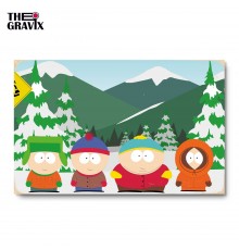 Деревянный постер "South Park"