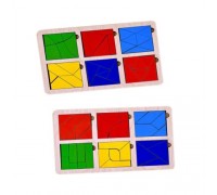 Wooden toy "Nikitin's Squares", level 3