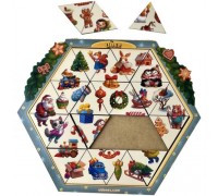 Wooden puzzle "New Year's puzzle"