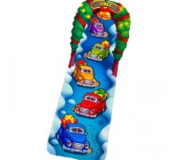 Деревянная вкладка "Новогодние машинки"