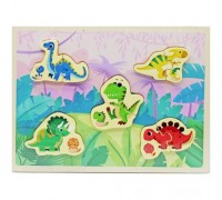 Wooden insert "Dinosaur" (30x22 cm)