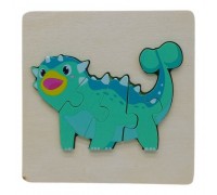 Holz-Einsteckrahmen "Dinosaurier-Puzzle" Ansicht 5
