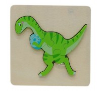 Holz-Einsteckrahmen "Dinosaurier-Puzzle" Ansicht 7