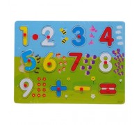 Wooden frame insert "Numbers", type 2