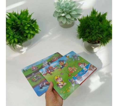 Деревянная игрушка KidsHits Щенячий патруль пазлы-вкладыши 30*22*1,5 см Деревянная игрушка KidsHits Щенячий патруль пазлы-вкладыши 30*22*1,5 см