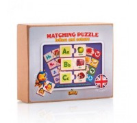 Wooden educational puzzle "English Alphabet"