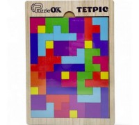 Drewniana układanka Tetris, rozmiar opakowania 20*29*1