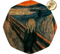Фигурный деревянный пазл Крик (Эдварт Мунк) XXL