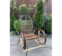 Кресло качеля "Ротанг" черное №1 Кресло качеля "Ротанг" черное №1