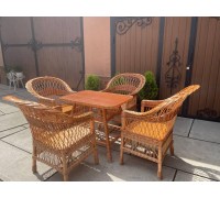 4 "Regular" chairs + table