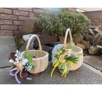 Set of bleached children's baskets