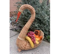 Large fruit bowl "Swan"