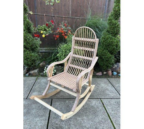 Кресло-качалка плетеная из лозы "Разборная" какао Кресло-качалка плетеная из лозы "Разборная" какао