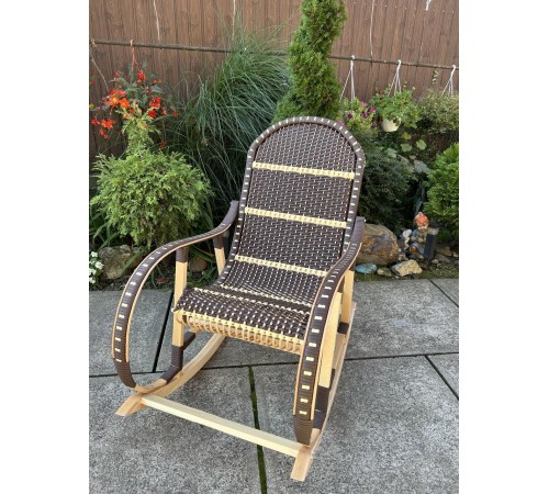 Кресло скалка буковая "Ротанг" с ротанговыми вставками Кресло скалка буковая "Ротанг" с ротанговыми вставками