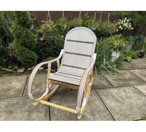 Кресло скалка буковая "Ротанг" с ротанговыми вставками Кресло скалка буковая "Ротанг" с ротанговыми вставками