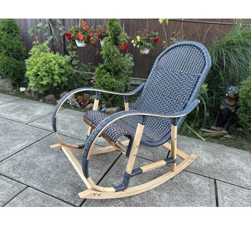 Кресло скалка буковая "Ротанг" с ротанговыми вставками Кресло скалка буковая "Ротанг" с ротанговыми вставками