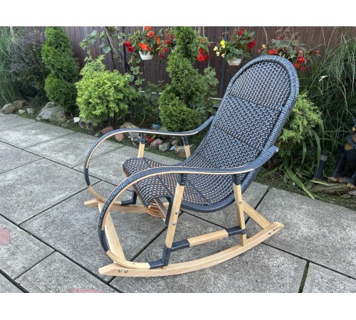 Кресло скалка буковая "Ротанг" с ротанговыми вставками Кресло скалка буковая "Ротанг" с ротанговыми вставками