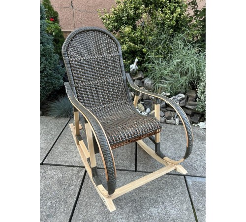 Кресло скалка буковая "Ротанг" с ротанговыми вставками Кресло скалка буковая "Ротанг" с ротанговыми вставками