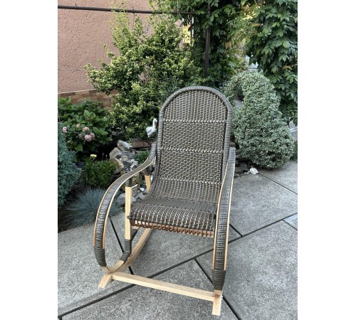 Кресло скалка буковая "Ротанг" с ротанговыми вставками Кресло скалка буковая "Ротанг" с ротанговыми вставками