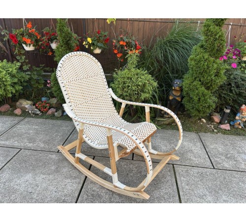 Кресло скалка буковая "Ротанг" с ротанговыми вставками Кресло скалка буковая "Ротанг" с ротанговыми вставками