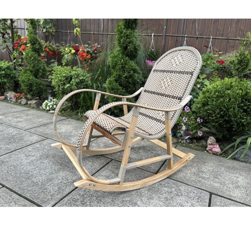 Кресло скалка буковая "Ротанг" с ротанговыми вставками Кресло скалка буковая "Ротанг" с ротанговыми вставками