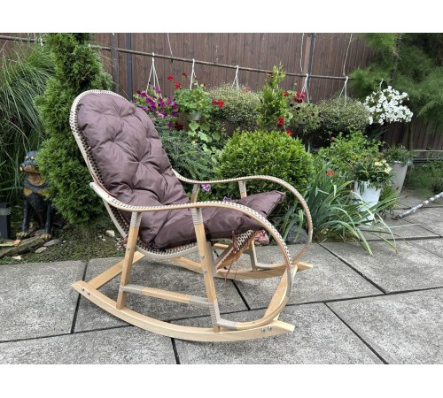 Кресло заноза буковая "Ротанг" с ротанговыми вставками и подушка водостойкая. Кресло заноза буковая "Ротанг" с ротанговыми вставками и подушка водостойкая.